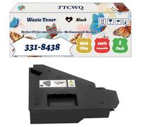 Compatible for Dell 331-8438 Waste Toner Container Work for Dell C2660dn C2665dnf C3760dn C3760dnf C3760n Printers (1 Pack Black)