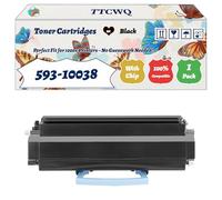 Compatible for Dell 593-10038 Toner Cartridges Work for Dell 1700 1700n 1710 1710n Printers, with Chip, High Yield 7000 Pages, High-Definition Printing (1 Pack Black)