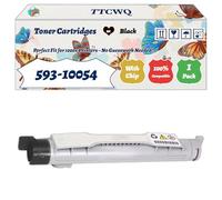 Compatible for Dell 593-10054 Toner Cartridges Work for Dell 5100CN Printers, with Chip, High Yield 9000 Pages, High-Definition Printing (1 Pack Black)