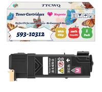 Compatible for Dell 593-10312 Toner Cartridges Work for Dell 2130CN 2135CN Printers, with Chip, High Yield 2500 Pages, High-Definition Printing (1 Pack Magenta)