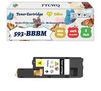 Compatible for Dell 593-BBBM 593-BBBT 593-BBBS 593-BBBR Toner Cartridge Work for Dell C2665dn C2665dnf C2660dn Printers, with Chip, High Yield 7000 Pages, High-Definition Printing (1 Pack Yellow)