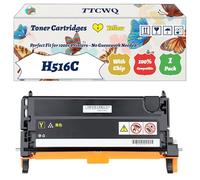 Compatible for Dell H516C Toner Cartridges Work for Dell 3130CN Printers, with Chip, High Yield 8000 Pages, High-Definition Printing (1 Pack Yellow)