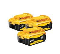 Compatible for Dewalt， 20V 6000&8000mAh Lithium Ion Battery, Power Tool DCB606, DCB205，DCB206，DCBGene，DCB200 MAX，20V ，Battery(12Ah-3PCS)