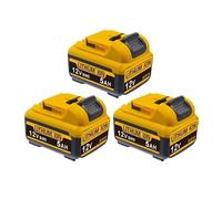 Compatible For DeWalt Lithium-ion Battery 12V Battery, 5.0Ah 6.0Ah,DCB120 DCB123, DCB125, DCB124, DCB122, DCD710 Power Tool Battery(12V 5AH X3)