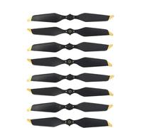 Compatible for DJI Mavic PRO Platinum, 8PCS 8331 Foldable Low Noise Quick-Release Propeller Set(4Pairs Gold)