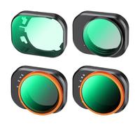Compatible for DJI Mini 4 Pro - K&F Concept Drone Lenses Filter Set, Includes UV/CPL/ND/NDPL16-256/Black Mist 1/4/ND1000 Camera Filters,Replacement parts(UV CPL 2VND)