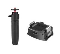 Compatible for DJI OSMO Pocket 3 - Camera Charging Base with 1/4 Mount Adapter, Fixed Holder, Tripod Gimbal Quick Release Accessory(2 piece set)