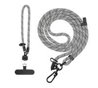 Compatible for DJI Pocket 3/Compatible for Insta360 X4/Compatible for Nikon DSLR - 1/4 Screw Shoulder Strap (85cm) & Anti-lost Wrist Strap(Zebra)