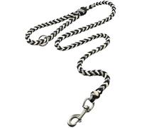 Compatible For Dog Rope Hand Woven Half P Collar Chain Pet Traction Medium And Large Training(Grey Room Beige)