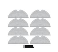 Compatible for Dreame D9, D9 Max, Bot L10 Pro, Compatible for Trouver LDS Finder Parts Roller Side Brush Hepa Filter Mop Cloth Dustbox Water Tank (Color : Set l)
