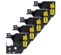 Compatible for Dymo Label Tape Cassette 45018 (Pack of 5)