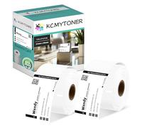 Compatible for Dymo LabelWriter 30374 2'' x 3-1/2'' White Business Card | Non-adhesive, Small Blank Cardstock Cards, Small Thick Paper Note Cards, 300 Label/Roll, 2 Roll