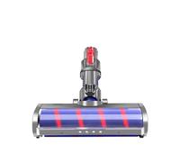 Compatible For Dyson V6 DC58 V7 V8 V10 V11 V15 Vacuum Cleaners With LED Headlights Replacement Floor Brush Head Soft Roller Brush Accessory(Light Grey)
