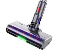 Compatible for Dyson V7 V8 V10 V11 V15. Vacuum Cleaner Brush Head, with Direct Drive and 4 LED Lights Soft Roller, Suitable for Hard Floors.