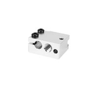 Compatible For E3D, 1pc Heat Block for V6 Volcano Hotend | 1pc Aluminum/Brass/Copper Plated Heater Block, Fit V6 Volcano PT100 Hotend, 3D Printer Part(Aluminum)