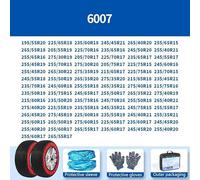 Compatible For Easy-install Nylon Traction Aid for Ice Snow Tire - 2-piece Anti-skid Tires Chains Low-clearance Super Fiber for Snow Car Winter Socks(6007)