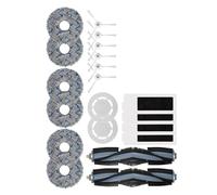 Compatible For Ecovacs Deebot T20 OMNI/T20/T20 Max/T20 Pro,Vacuum Cleaner Accessories Cleaning Tools Main Side Brush Mop Cloth HEPA Filter (Color : As shown s)