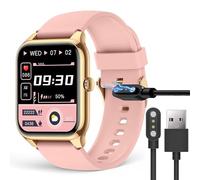 Compatible for EGQINR Smartwatch Charger, Blueshaweu 2 Pin Magnetic USB Replacement Charging Compatible with EGQINR P88 Smartwatch 1.78 Inches (Black)
