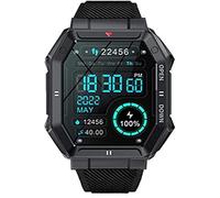 Compatible for EIGIIS K55 Smartwatch Bands,Classic Silicone Replacement Straps Compatible for Compatible for PUREROYI 1.32'' C21/C20 Pro/VALYV K22 /EIGIIS K22/EIGIIS K55/TAOPON NX3 1.85/LIGE K55/Moowhsh HM09 Smartwatch