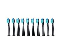 Compatible for Electric Toothbrush Head, 6 Pack Soft Bristles for Gentle Cleaning and Plaque Removal(10pcs Black)