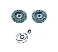 Compatible for Electrolux Zanussi Washer Drum Bearing Support Kit | Front and rear drum bearing supports, uncovered type, fits 1460124 & 1460125(1460125 1460124)