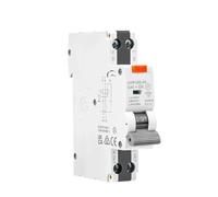 Compatible For Electronic Type RCBO 18mm 230V 1P+N 6KA Residual Current Circuit Breaker With Over Current Potection Max 40A(Type A,B16A 30mA)
