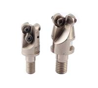 Compatible For EMR Thread Locked End Mill Head Cutter M6-M16 Cutting Shoulder Mill For Precision Milling(EMR-5R-25-M12)