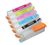 Compatible for Epson 24 24XL 277 Refillable Ink Cartridge with ARC Chip for XP-750 XP-850 XP-950 XP-970 Printer(Europe version 24)