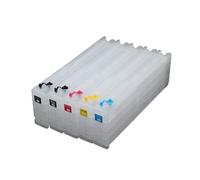 Compatible For Epson, 700ML Refillable Ink Cartridge With Chip For SureColor T3000 T5000 T7000 T3200 T5200 T7200 Printer, T6941-T6945, 5-Color