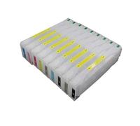 Compatible For Epson, 9pcs 700ml Empty Refillable Ink Cartridge With Resettable Chip For Pro9890 7890 9908 Printer, T636 T6361