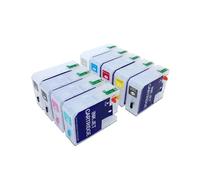 Compatible For Epson, T5801-T5809 Refillable Ink Cartridge for Stylus Pro 3800 3880 Printer with Chip Sensor(3800)