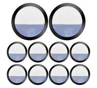 Compatible for Eureka，Filter，Compatible for RapidClean，Pro Cordless Stick Vacuum Cleaner NEC180 NEC185 NEC186 NEC190 Parts Replacement Home Appliance(10PC)