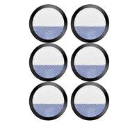 Compatible for Eureka，Filter，Compatible for RapidClean，Pro Cordless Stick Vacuum Cleaner NEC180 NEC185 NEC186 NEC190 Parts Replacement Home Appliance(6pc)