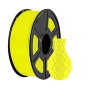 Compatible for FDM 3D Printers, PL ABS Filament 1.75mm 1KG, Multi-Color 3D Printer Material(PLA Plus Yellow)