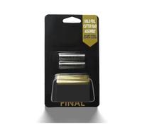 Compatible for Finale， Shaver Replacement Foil and Blade Cutter Head ，Compatible for Wahl， 8164 Hair Clipper Barber Accessories(Black Set)