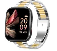 Compatible for FITVII Fitness Tracker Bands, 20mm, 22mm Stainless Steel Metal Replacement Straps Compatible for FITVII HM57, HM78, HM68, HM21, H56, H86 Smart Watch Fitness Tracker (22mm size band