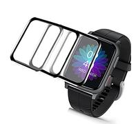 Compatible for FITVII Fitness Tracker Screen Protector, onetuo [3 Pack] 3D Full Coverage PET Soft Screen Protector Film Compatible for FITVII H56 Fitness Tracker 1.7Inches, Smart Watch (3 PACK)