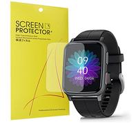 Compatible for FITVII Fitness Tracker Screen Protector, onetuo [6 Pack] Full Coverage TPU Clear Film Compatible with FITVII H56 Fitness Tracker 1.7Inches, Smart Watch (6 pack)