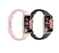 Compatible for FITVII Smart Watch Bands, 16mm,18mm, 20mm, 22mm Elastic Silicone Hollowed Out Replacement Straps Compatible for FITVII Nexa, HM08, HM58, HM57, HM78, HM68, HM21, H56, H86 Smart Watch (2