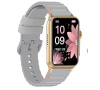 Compatible for FITVII Smart Watch Bands, 18mm, 20mm, 22mm New Silicone Woven Line Adjustable Replacement Strap Compatible for FITVII Nexa, HM57, HM78, HM68, HM21, H56, H86 Smart Watch