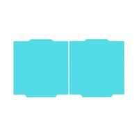 Compatible For Flashforge Creator 5 / 5 PRO 256x256mm Build Plate | PEI PEO PET Smooth Textured Double-Sided,Easy Model Removal(OMG,2PCS)