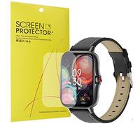 Compatible for FMK Smart Watch Screen Protector, onetuo [6 Pack] Full Coverage TPU Clear Film Compatible for FMK I18 1.69" Smart Watch (6 pack)