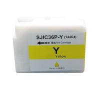 Compatible For For EPSON CW-C6000Ae C6000Pe C6500Ae C6500Pe Color Label Printer Pigment Ink, 1~12pcs SJIC36P T44C1 Ink Cartridge(Y)