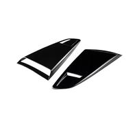 Compatible For Ford Compatible For Mustang 2015-2020 2Dr 1/4 Quarter Car Rear Side Window Louver Side Vent Scoop Cover Trim Side Vent Scoop Cover(Glossy Black)