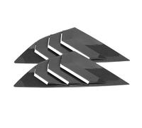 Compatible For Ford Focus Rear Window Shutter Available 2012-2018 Hatchback Side Air Vents Shutter Cover Trim Exterior A Pair(Carbon Fiber Look)