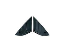 Compatible For Ford Mondeo Fusion Sedan 2013-2018 Car Rear Louver Window Side Shutter Cover Trim Sticker Vent Scoop ABS Carbon Fiber Black(Gloss Black)