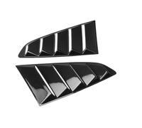 Compatible For Ford Mustang 2015 2016 2017 2018 2019-2023+ Rear Quarter Side Window Scoop Louvers Sun Shade Cover Wind Vent Air Deflector(CARBON)