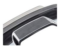 Compatible For Ford Mustang 2015-2023 Glossy Black Spoiler W/Smoke Gurney Flap Wicker Bill Rear Boot Trunk Lip Styling Accessories (Carbon pattern)