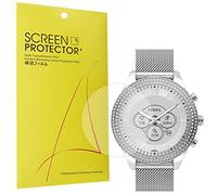 Compatible for Fossil Stella Gen 6 Hybrid Smartwatch Screen Protector, onetuo [6 Pack] Full Coverage TPU Clear Film Compatible for Fossil Stella Gen 6 Hybrid 40mm Smartwatch (6 pack)