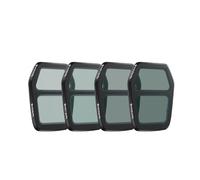Compatible for Freewell, Compatible for DJI Air 3S, Split ND/PL Filters Kit 4 Pack ND4 ND8 ND16 ND32 ND64/PL Filter for Drone Lens Accessories